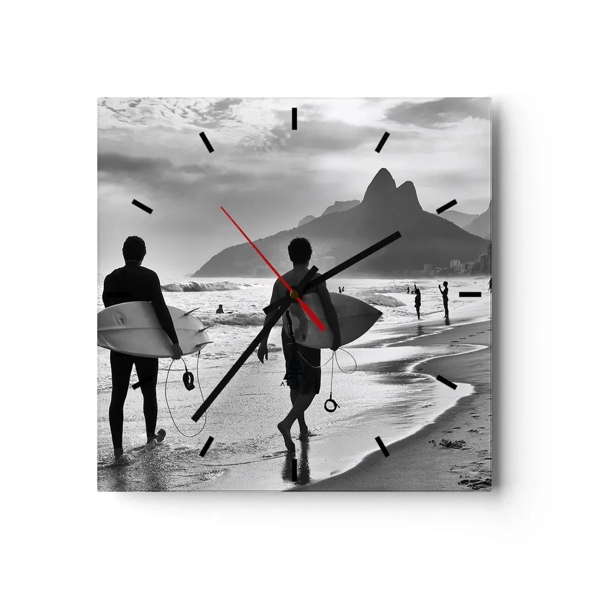 Wandklok - Klok - Enkele golf samba - 40x40 cm