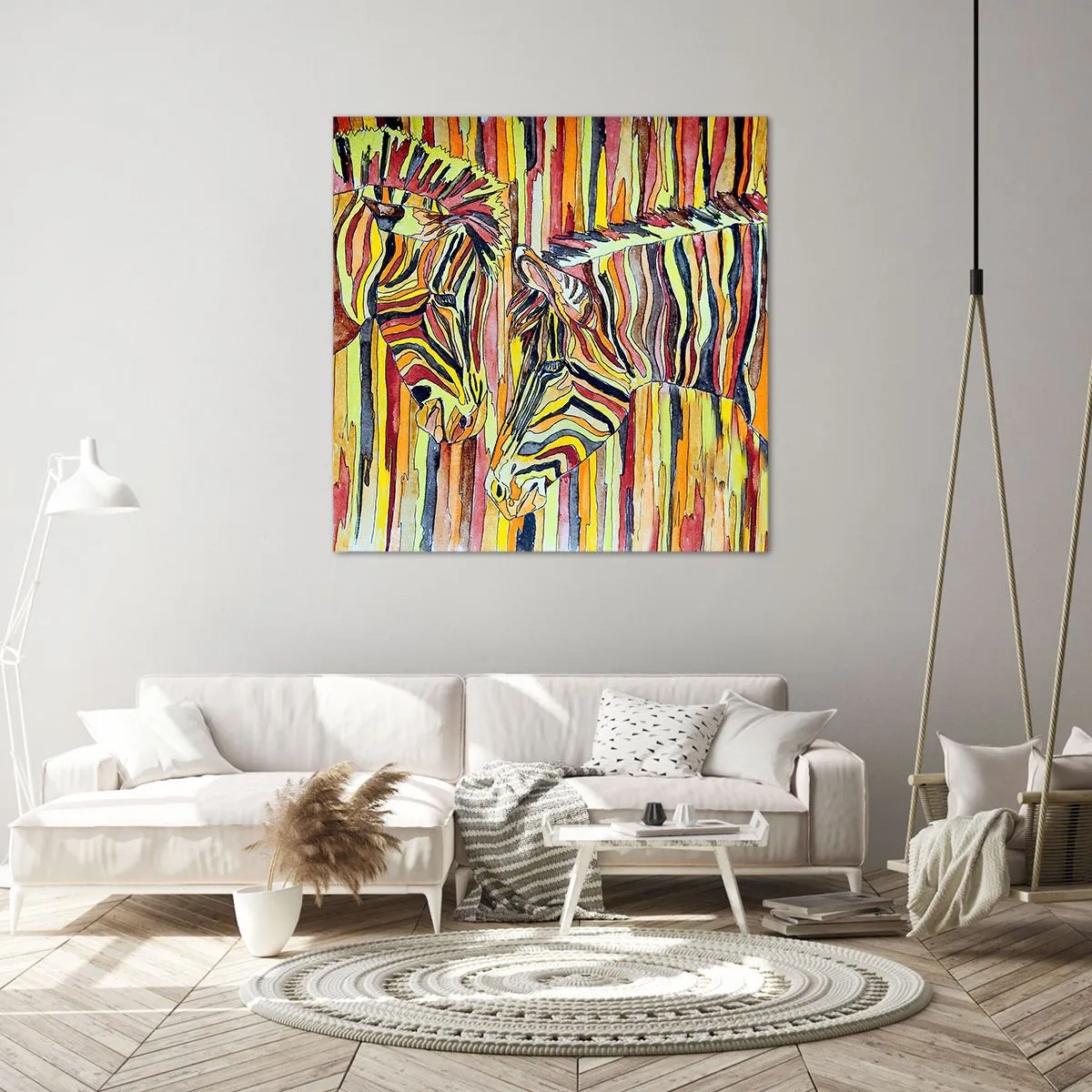 Schilderen op canvas - Dus jij ook... - 70x70 cm