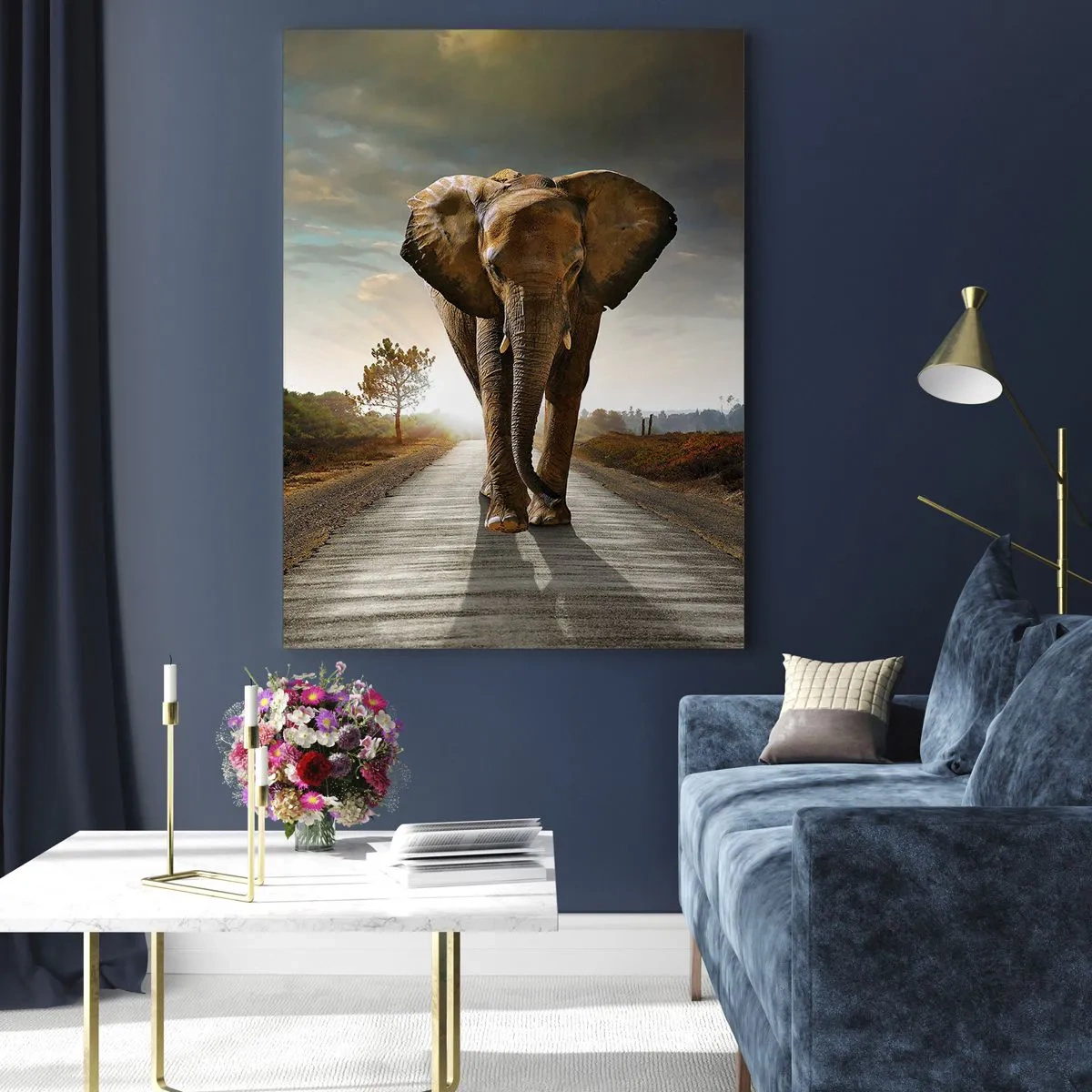 Schilderen op glas - En helemaal niet in een porseleinen pakhuis - 70x100 cm