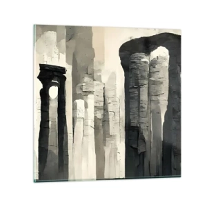 Schilderen op glas - De majesteit van de oudheid - 70x70 cm