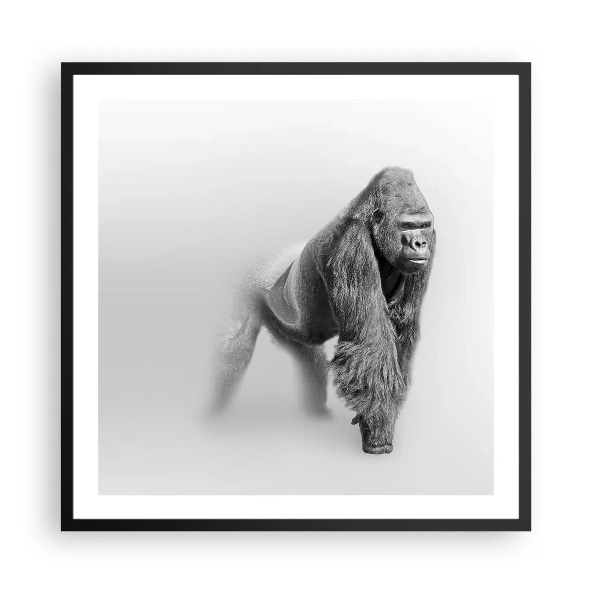 Poster in een zwarte lijst - Vertrouwen in zijn kracht - 60x60 cm