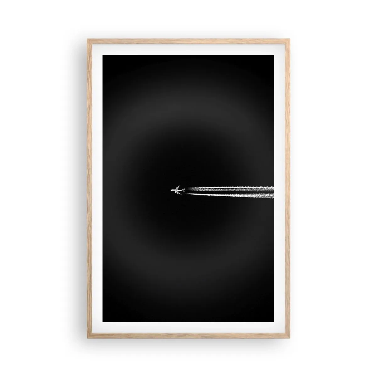 Een poster in een licht eiken lijst - Naar een andere dimensie - 61x91 cm