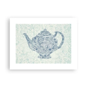 Poster - De charme van thee - 40x30 cm