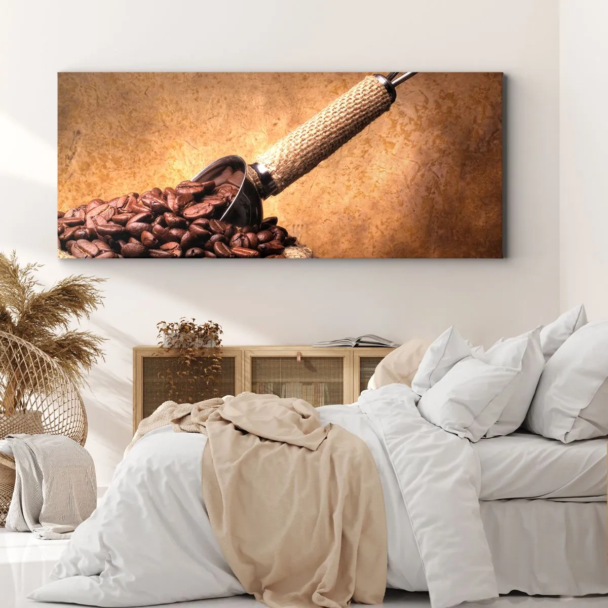 Schilderen op canvas - Aan de bron van de smaak - 90x30 cm