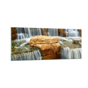 Schilderen op glas - Trap naar de hemel - 100x40 cm