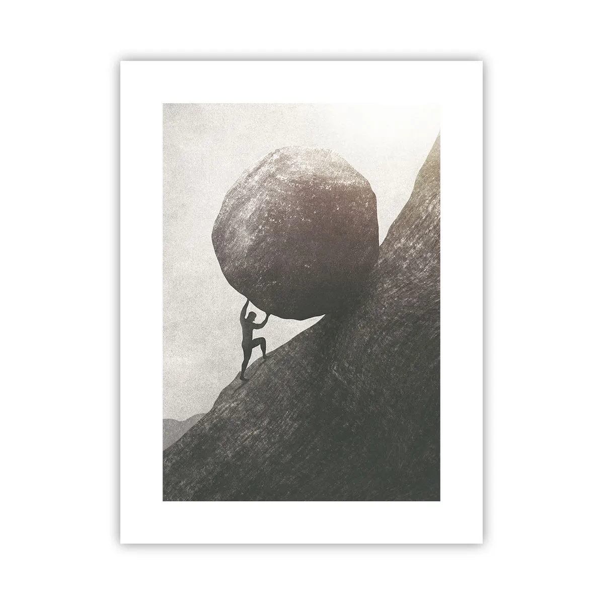 Poster - Ik geloof tegen alle hoop in - 30x40 cm