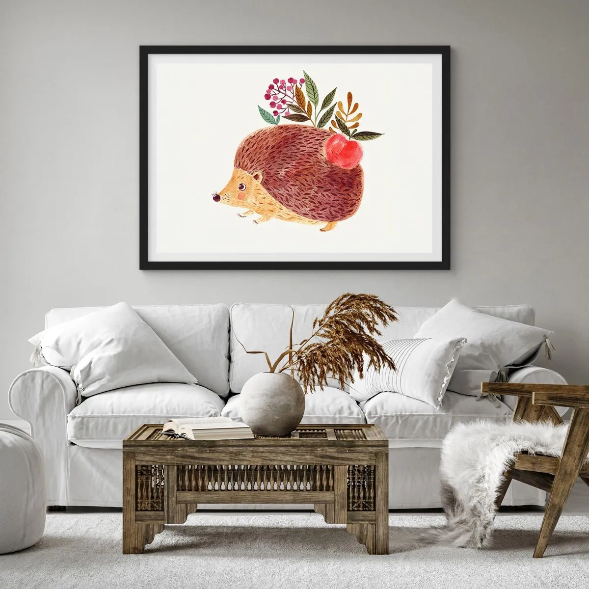 Poster in een zwarte lijst - En je vindt mij al leuk - 100x70 cm