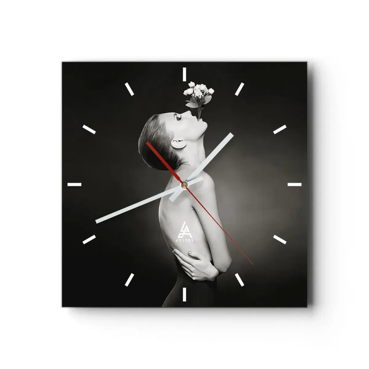 Wandklok - Klok - Excentrieke elegantie - 40x40 cm