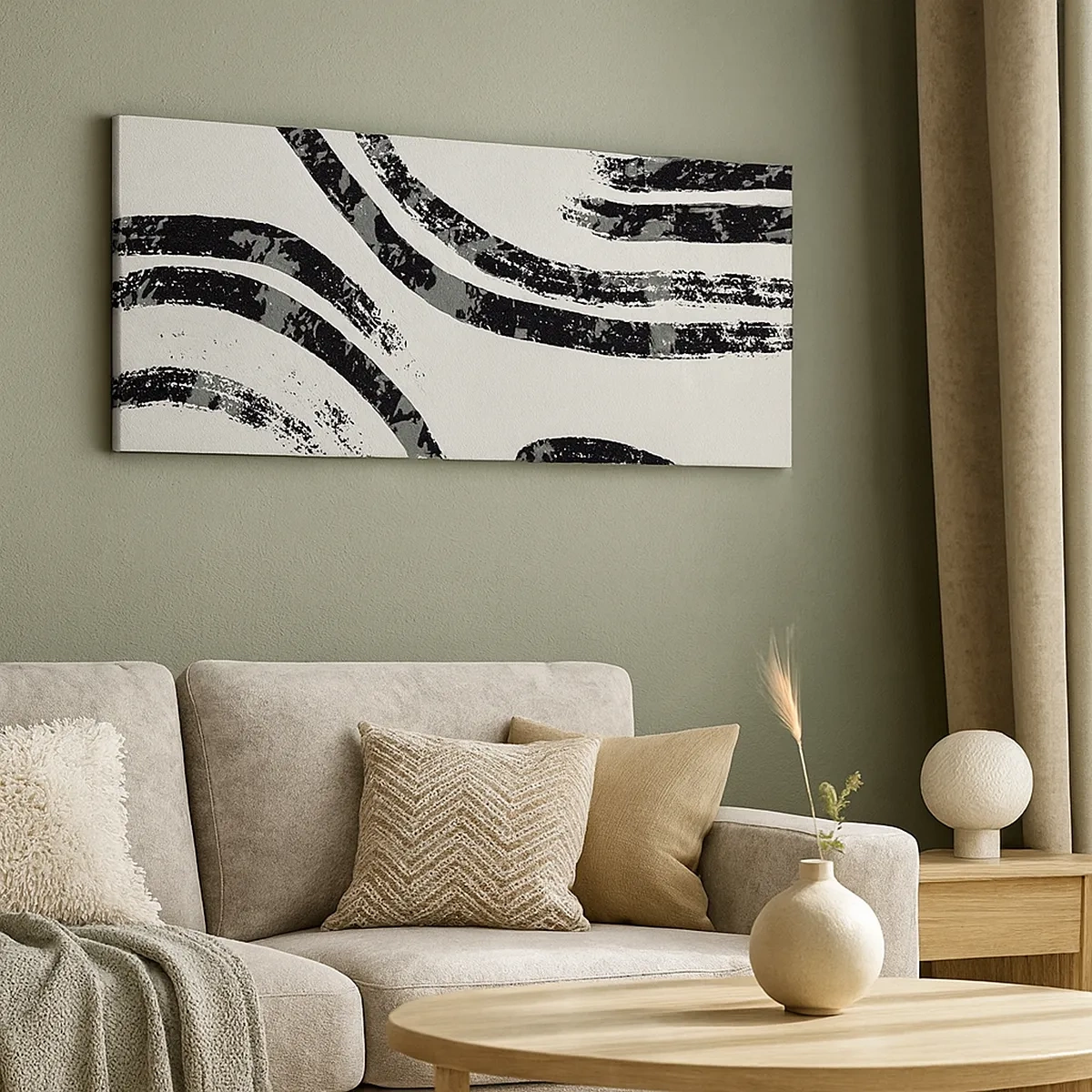 Schilderen op canvas - Half gestopt - 30x30 cm