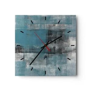 Wandklok - Klok - Water en lucht - 30x30 cm