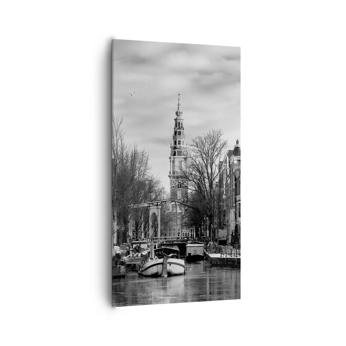 Schilderen op canvas - Amsterdamse sferen - 65x120 cm