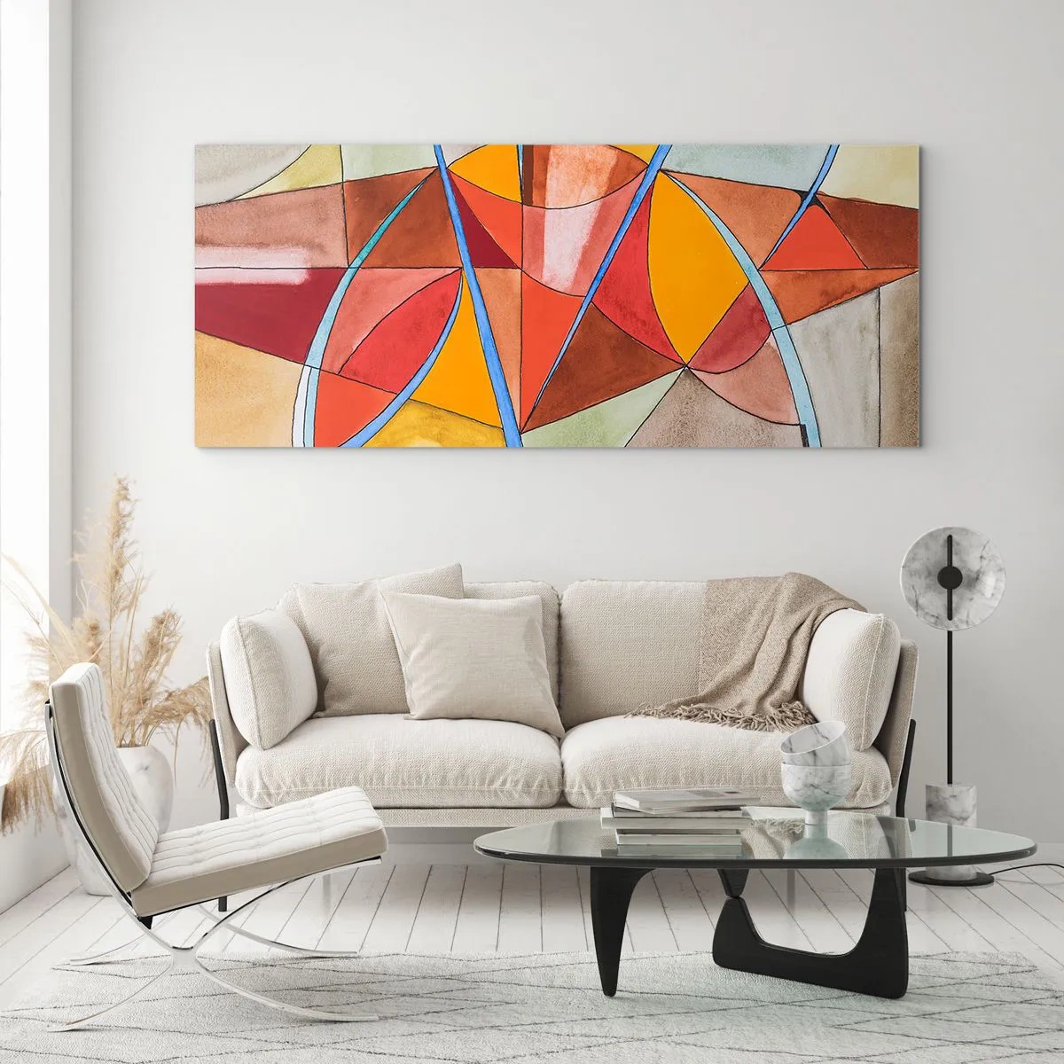 Schilderen op glas - Carrousel, de droomcarrousel - 120x50 cm