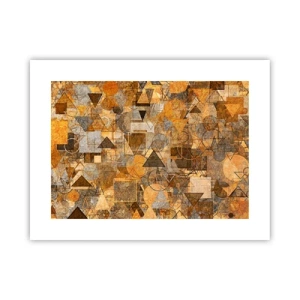 Poster - De wereld in vorm - 40x30 cm