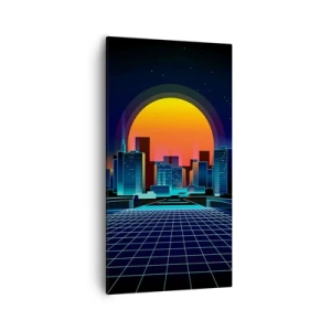 Schilderen op canvas - Wil je nog steeds naar het echte? - 55x100 cm