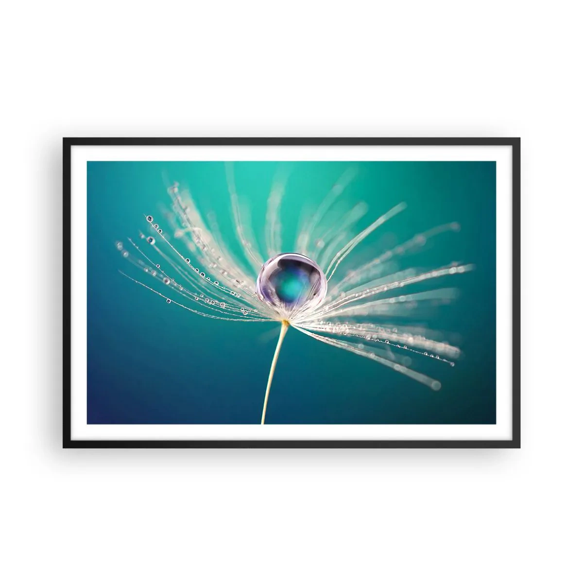 Poster in een zwarte lijst - Mystiek moment - 91x61 cm