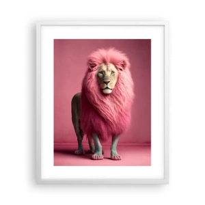 Poster in een witte lijst - En je bent niet meer bang - 40x50 cm