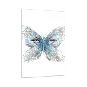 Schilderen op glas - Eros pimpelmees - 50x70 cm