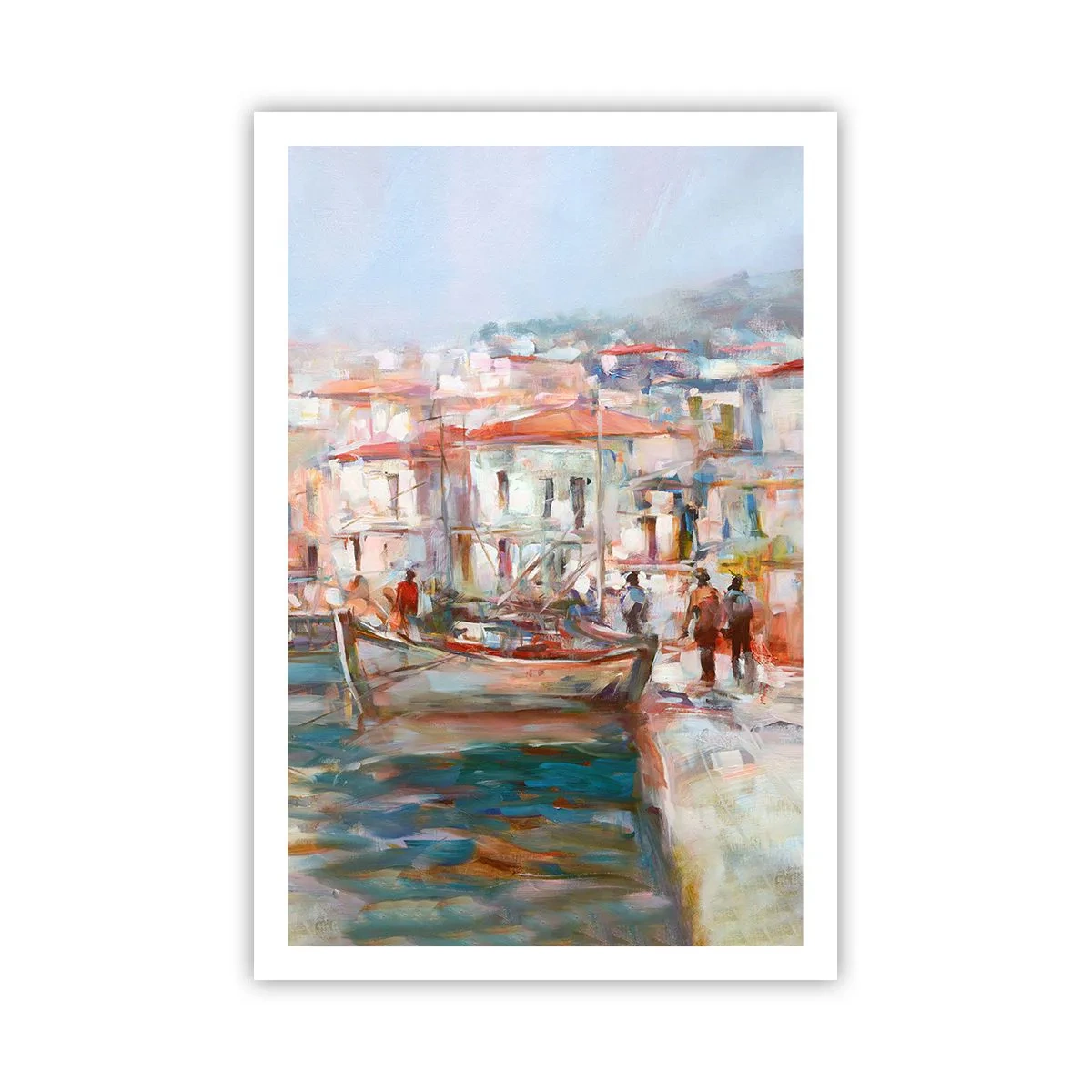 Poster - Pastel vakantie - 61x91 cm