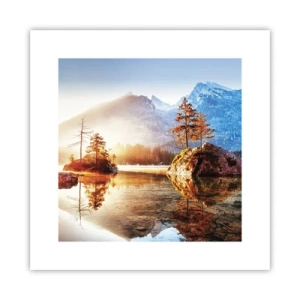 Poster - De natuur in een nieuw licht - 30x30 cm