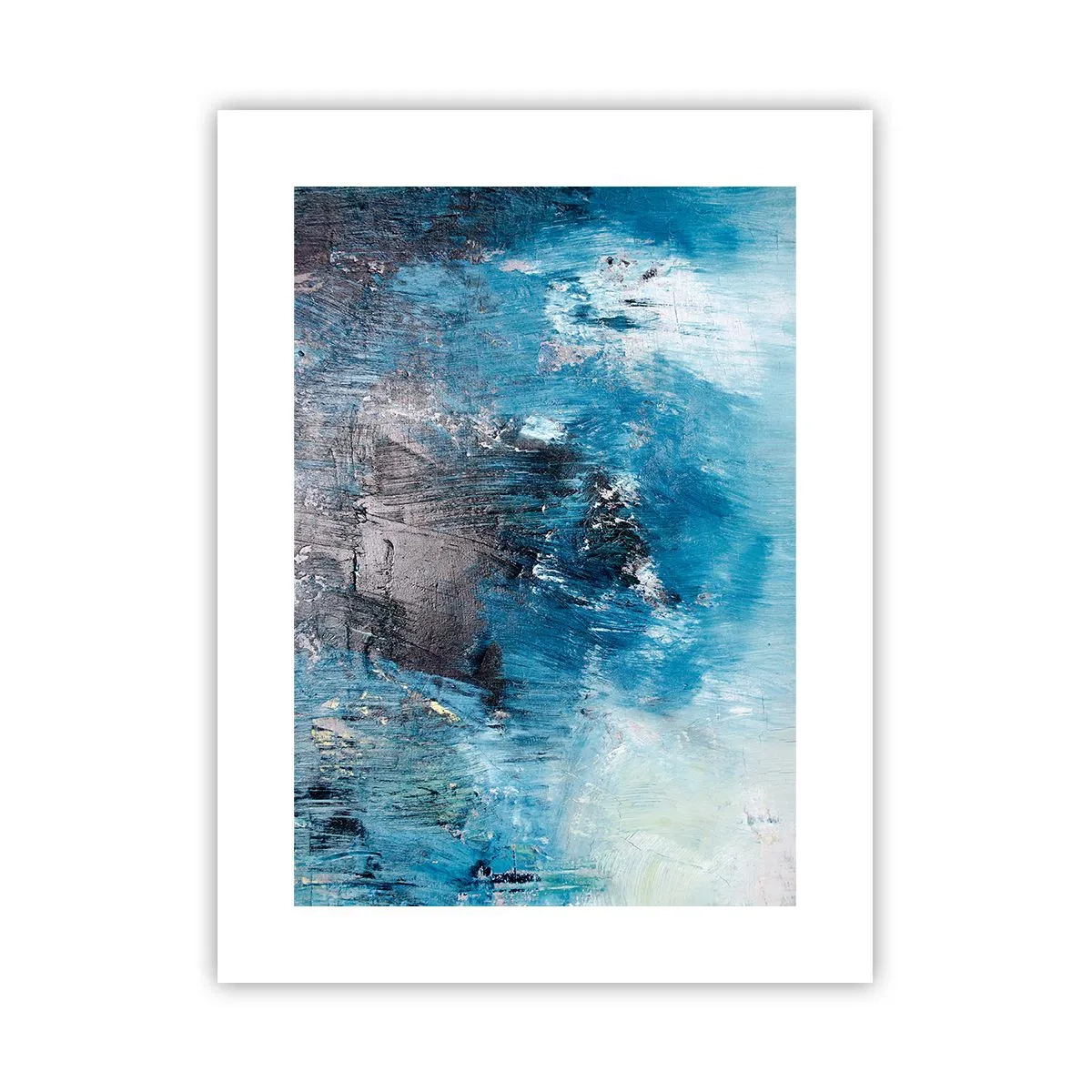 Poster - Rhapsody in Blauw - 30x40 cm
