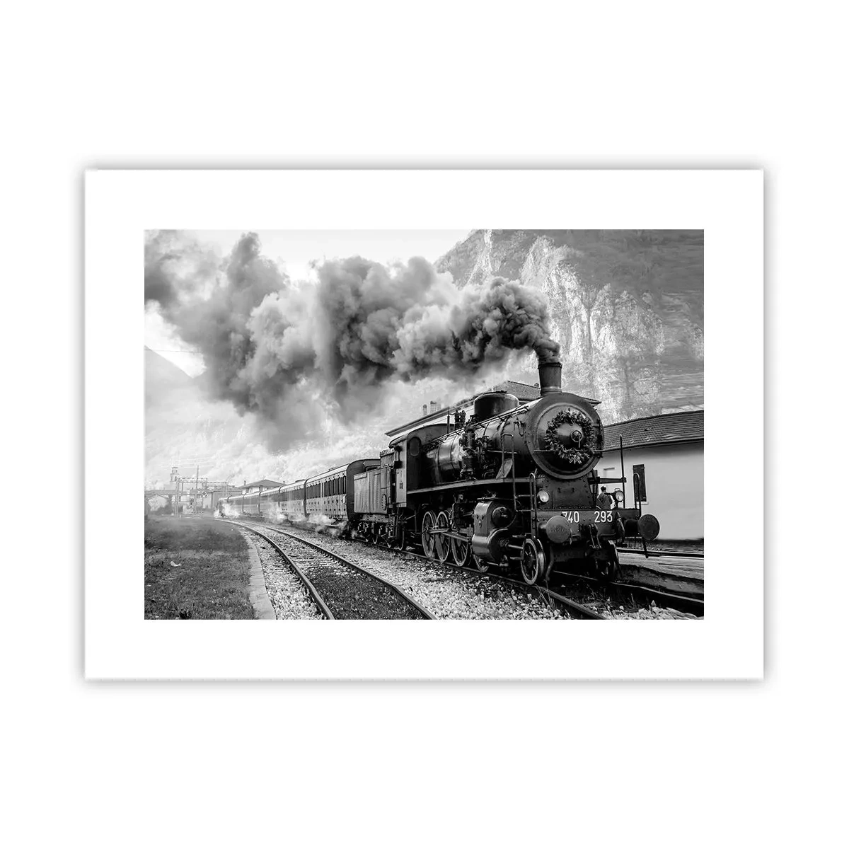 Poster - Staat op het station... - 40x30 cm