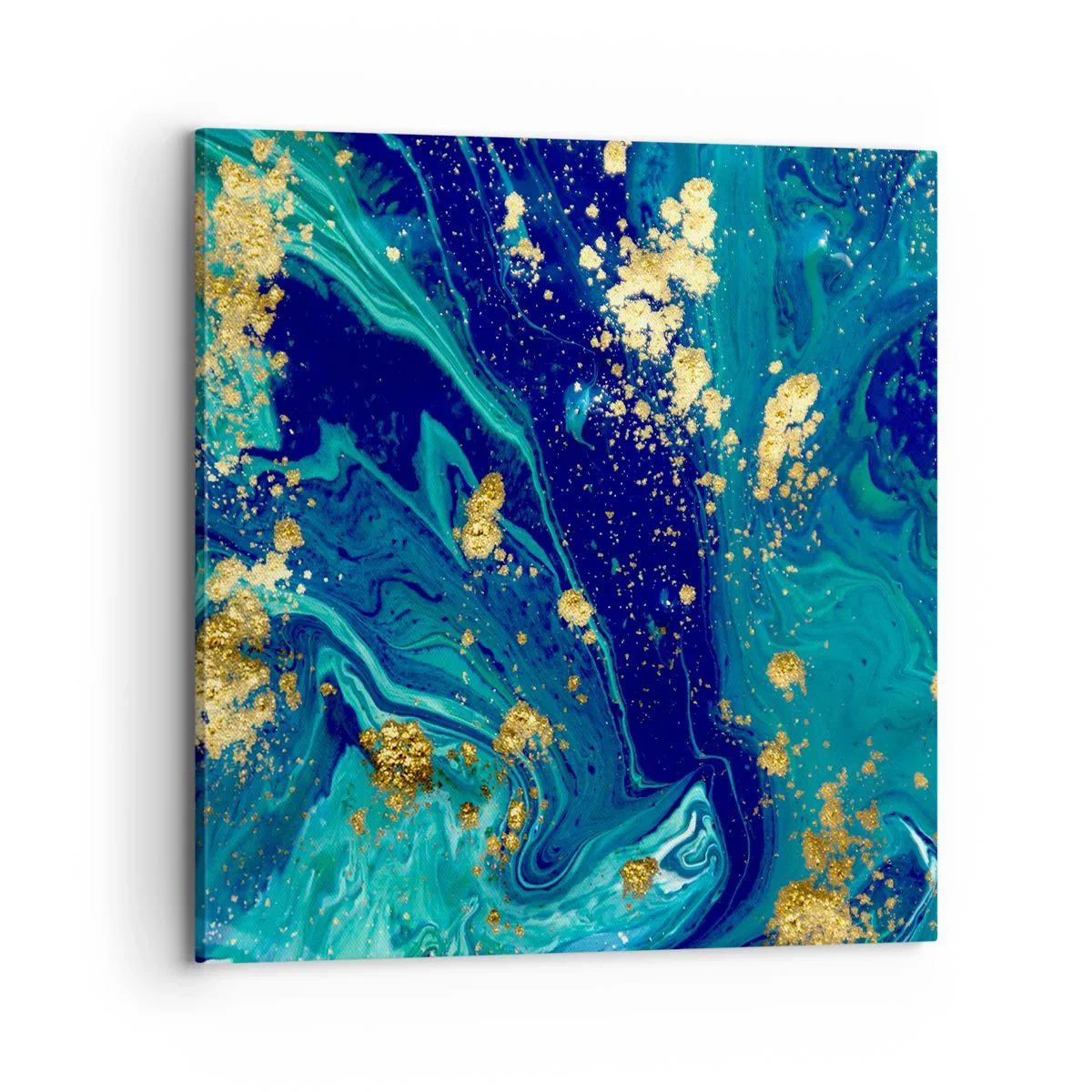 Schilderen op canvas - De bloemblaadjes van de zon - 70x70 cm