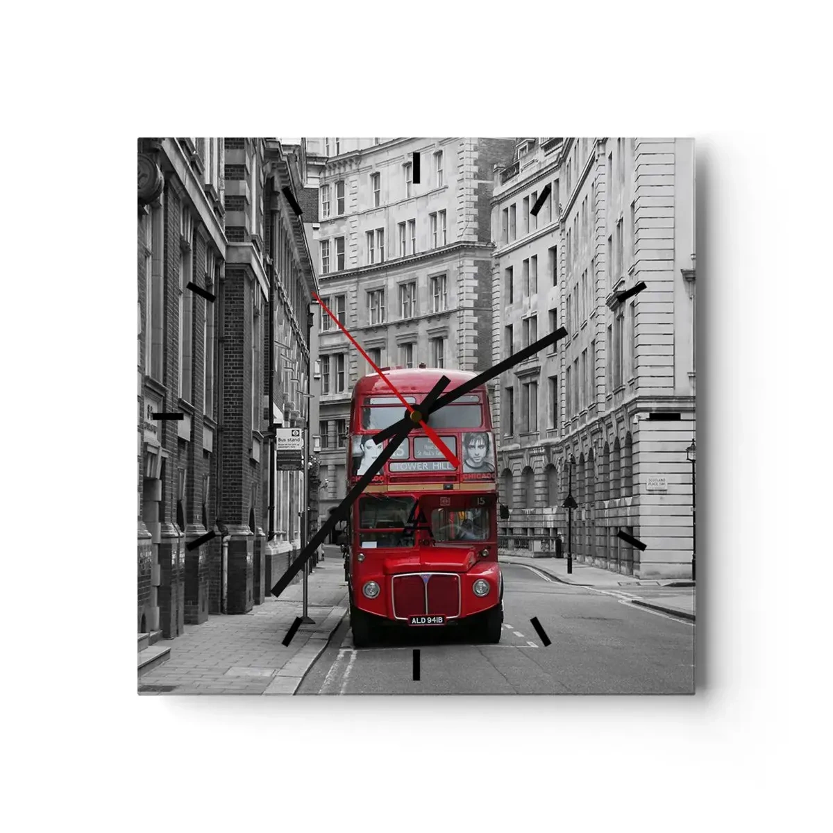 Wandklok - Klok - Het dagelijkse leven hoeft niet grijs te zijn - 40x40 cm