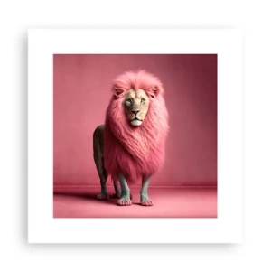 Poster - En je bent niet meer bang - 30x30 cm