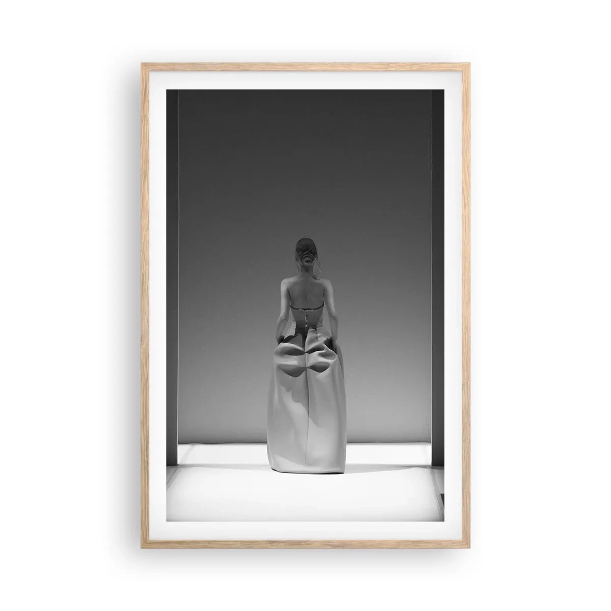 Een poster in een licht eiken lijst - Verfijnde eenvoud - 61x91 cm