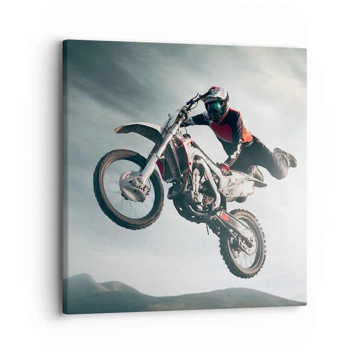 Schilderen op canvas - Er is geen plezier zonder risico - 30x30 cm