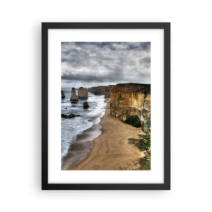 Poster in een zwarte lijst - Rauwe schoonheid - 30x40 cm