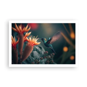 Poster - een werkelijk kleurrijk leven - 91x61 cm