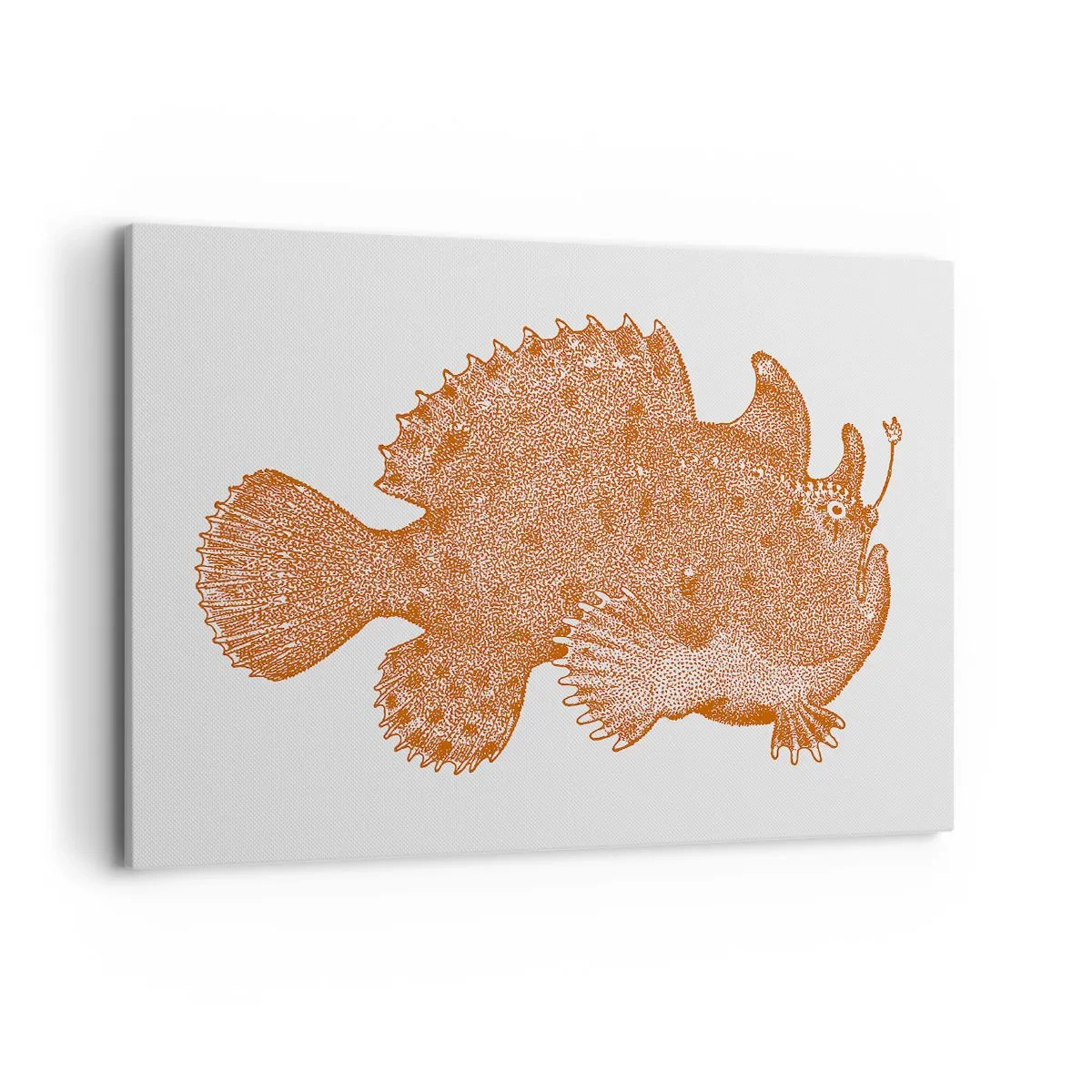 Schilderen op canvas - En toch een vis - 120x80 cm