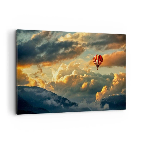 Schilderen op canvas - Ik vlieg omdat ik dat wil - 120x80 cm