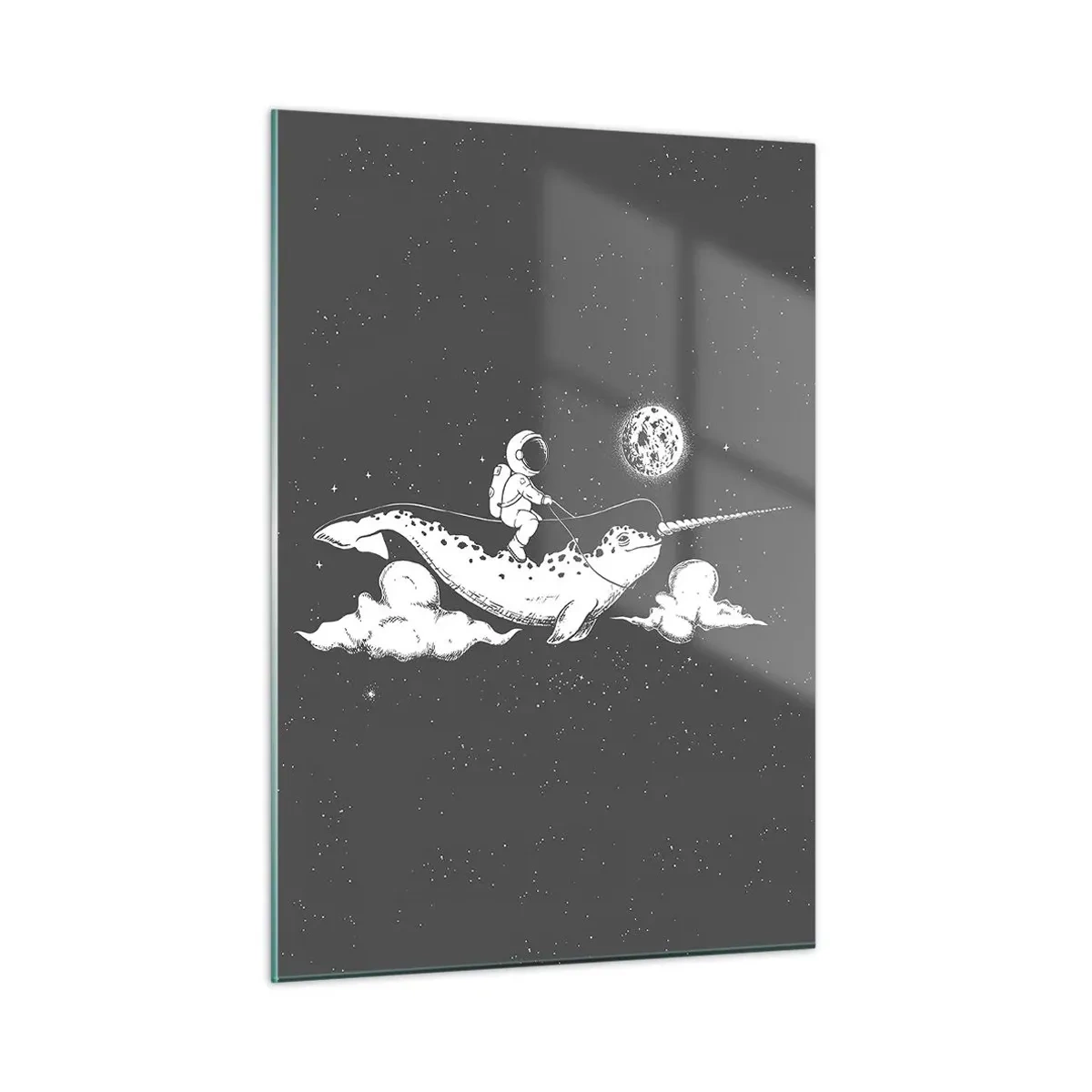 Schilderen op glas - Ruimte Ruiter - 50x70 cm
