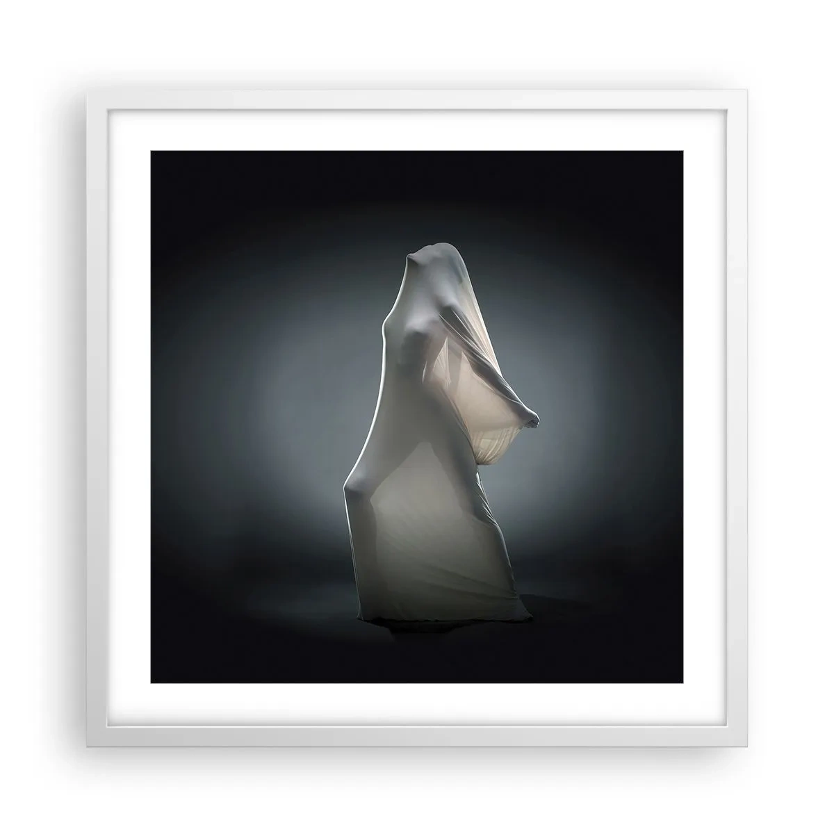 Poster in een witte lijst - Verborgen verlangens - 50x50 cm