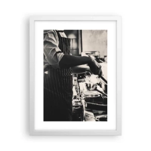 Poster in een witte lijst - Alchemie van smaken - 30x40 cm