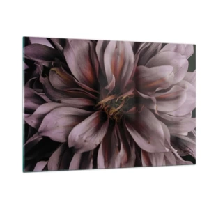 Schilderen op glas - Een bloemenhart - 120x80 cm