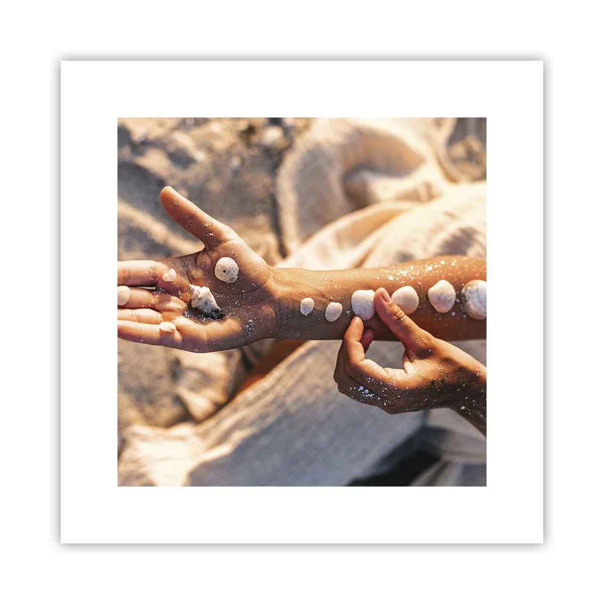 Poster - Schoonheid binnen handbereik - 30x30 cm