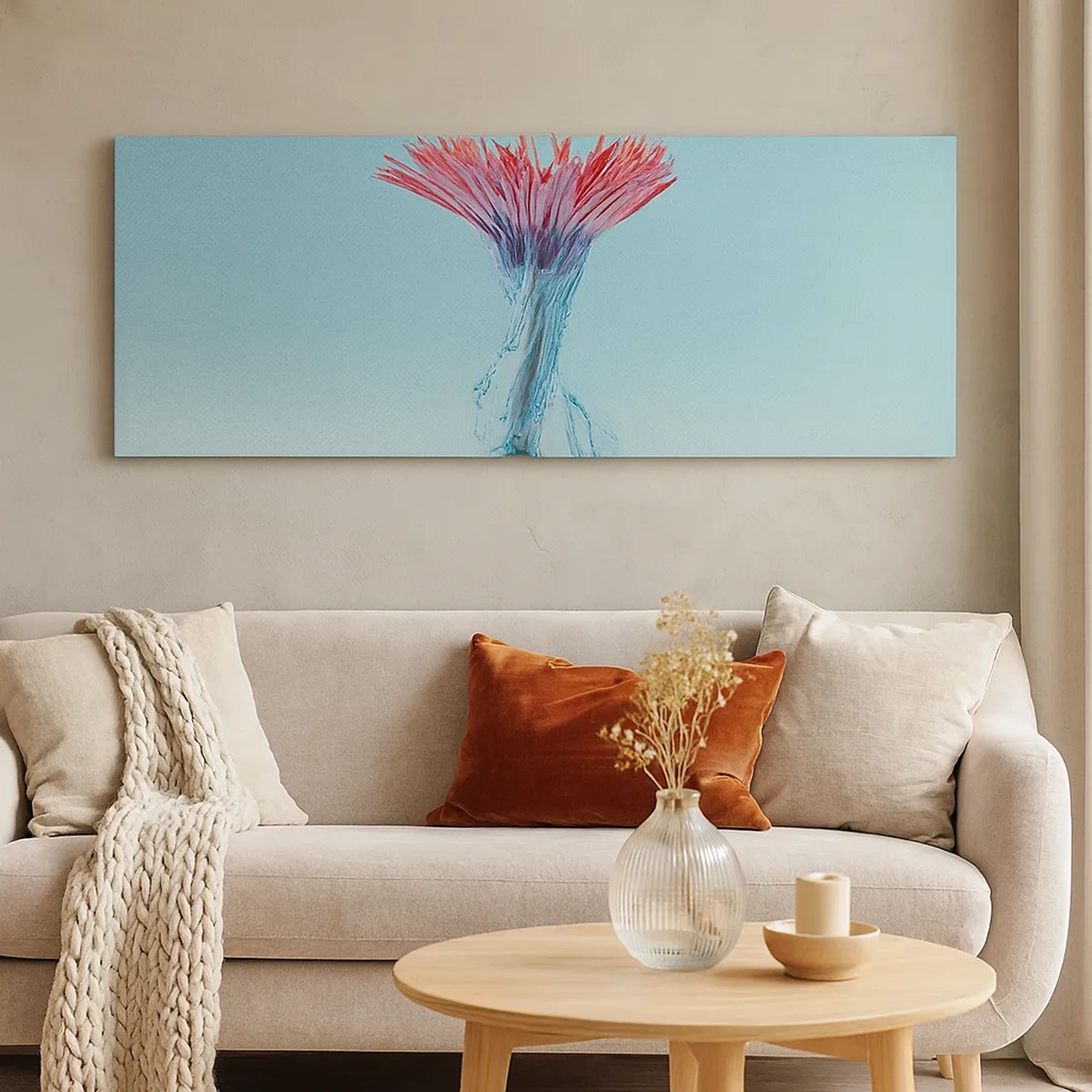 Schilderen op canvas - In een verkwikkende omhelzing - 30x30 cm