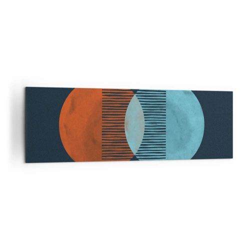 Schilderen op canvas - Astronomische fantasie - 160x50 cm