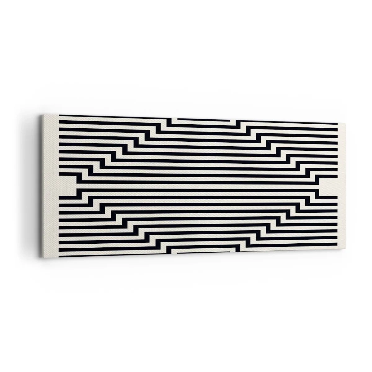 Schilderen op canvas - Geometrische illusie - 120x50 cm