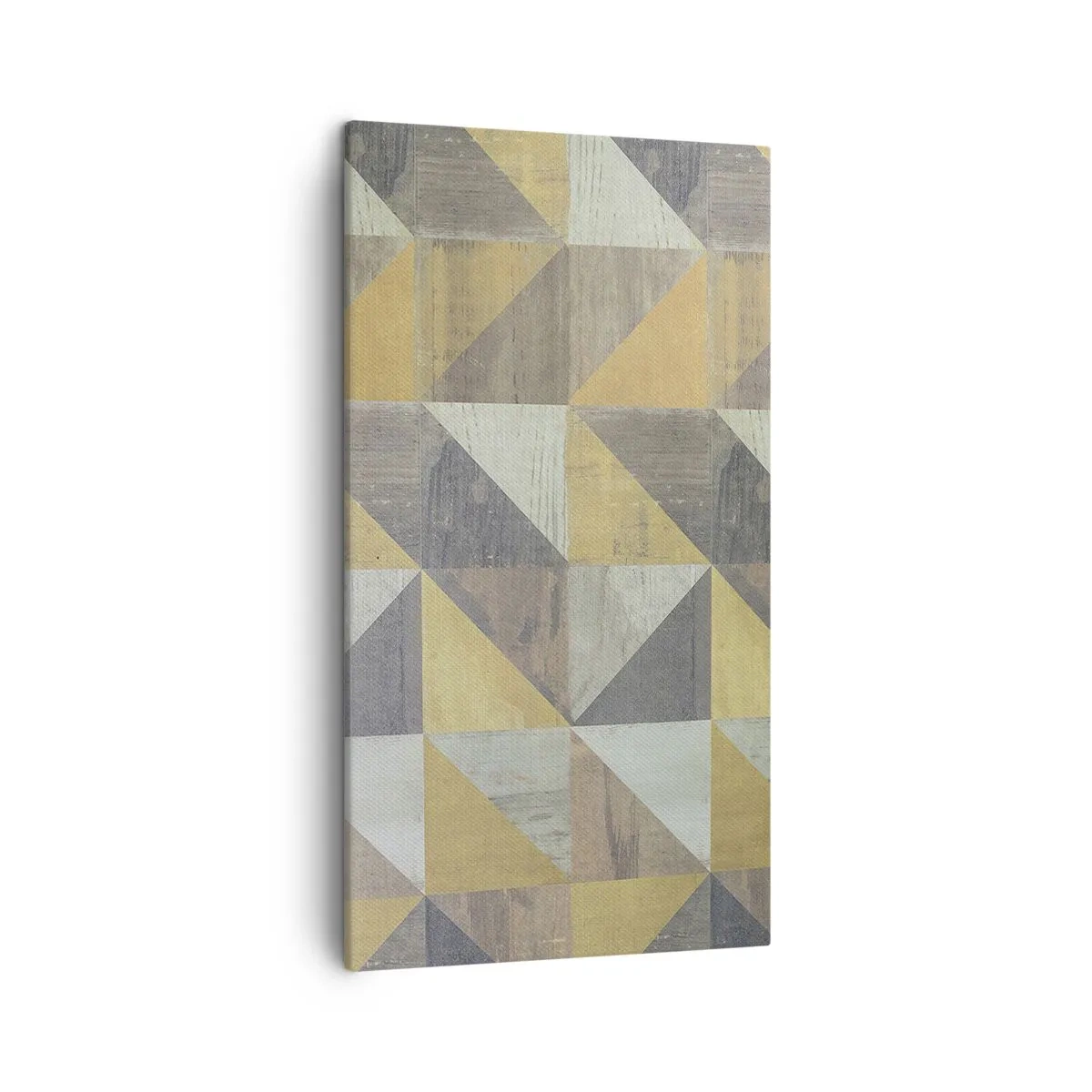 Schilderen op canvas - Op de hoek van de driehoek - 45x80 cm