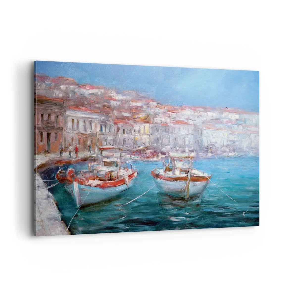 Schilderen op canvas - Italiaanse baai - 120x80 cm