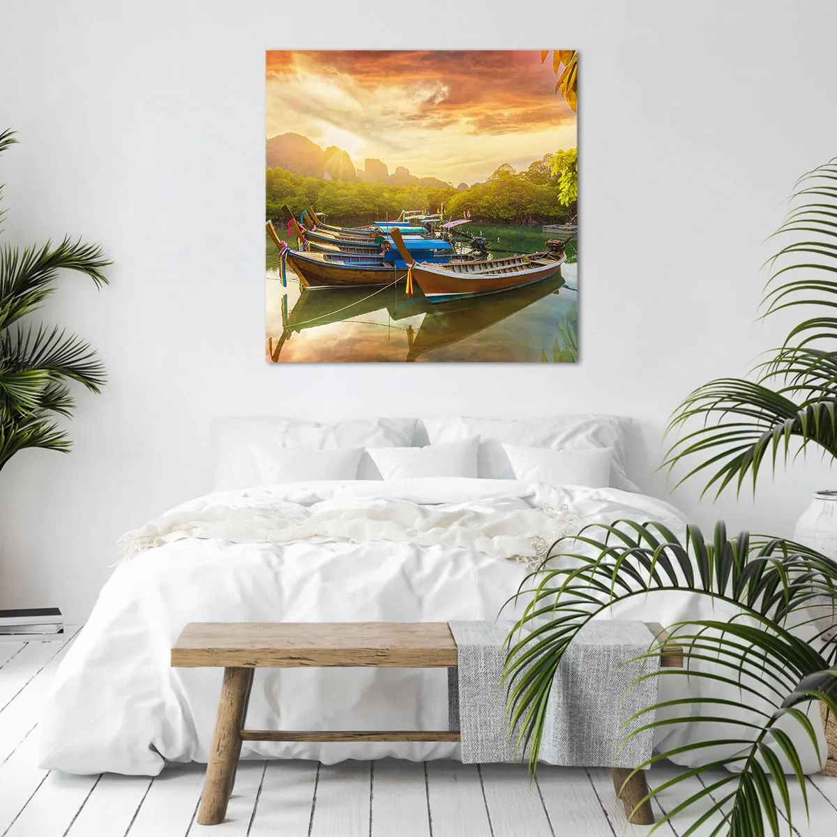 Schilderen op canvas - Voor een drukke dag - 60x60 cm