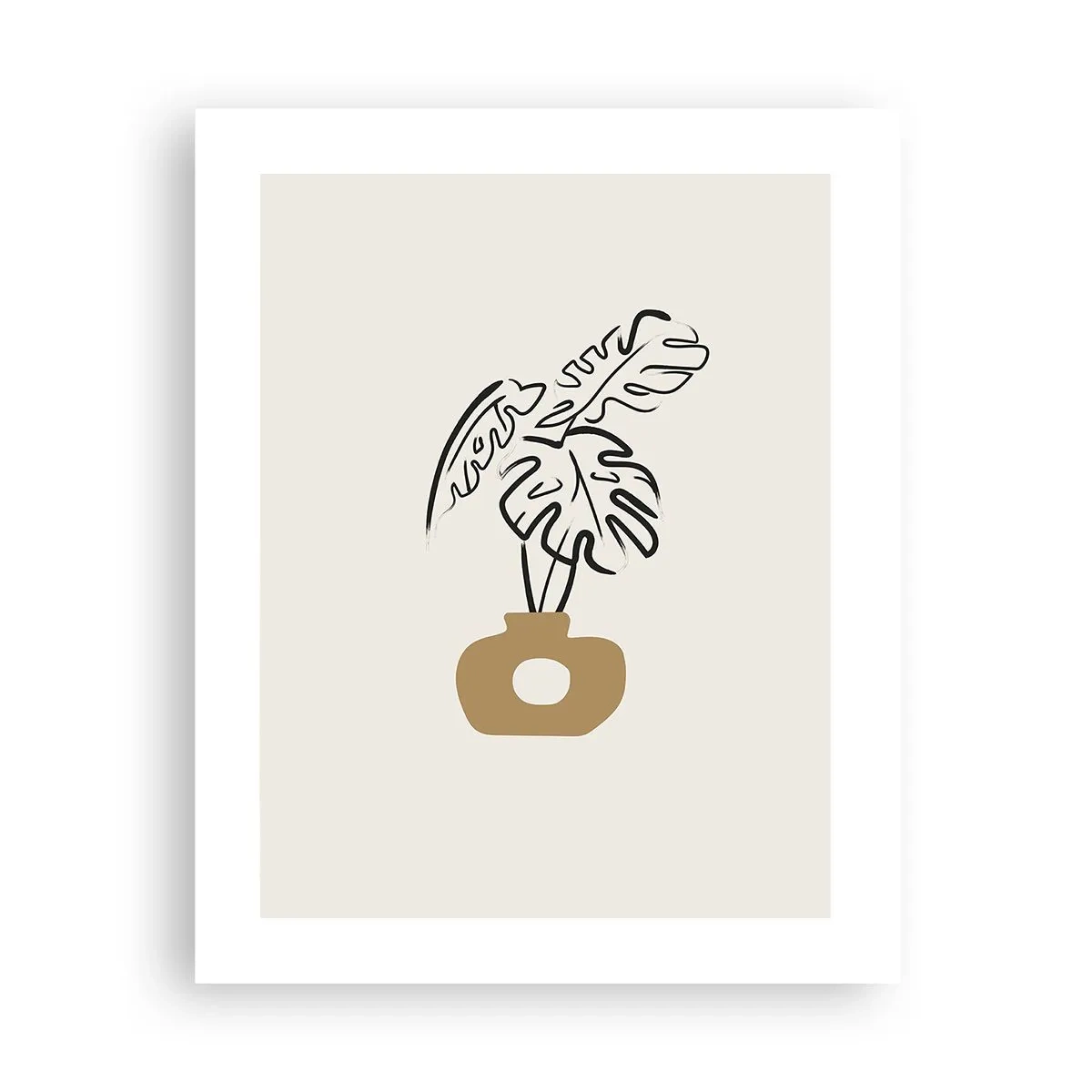 Poster - Monstera – huisdecoratie - 40x50 cm