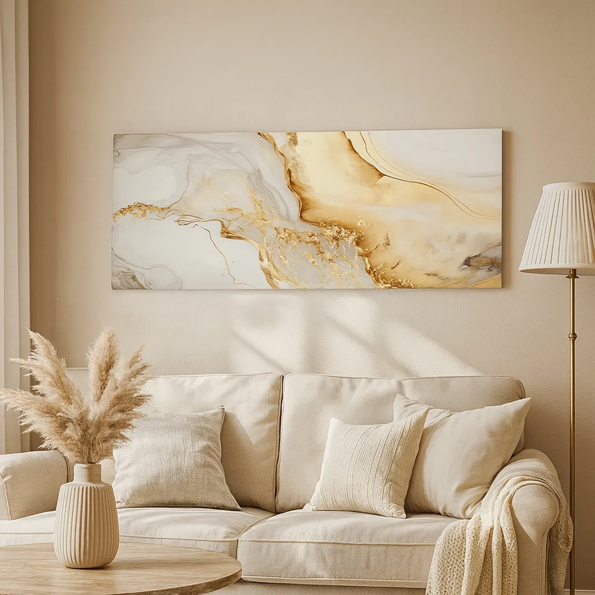 Schilderen op canvas - Abstractie: schoonheid en goedheid - 30x30 cm