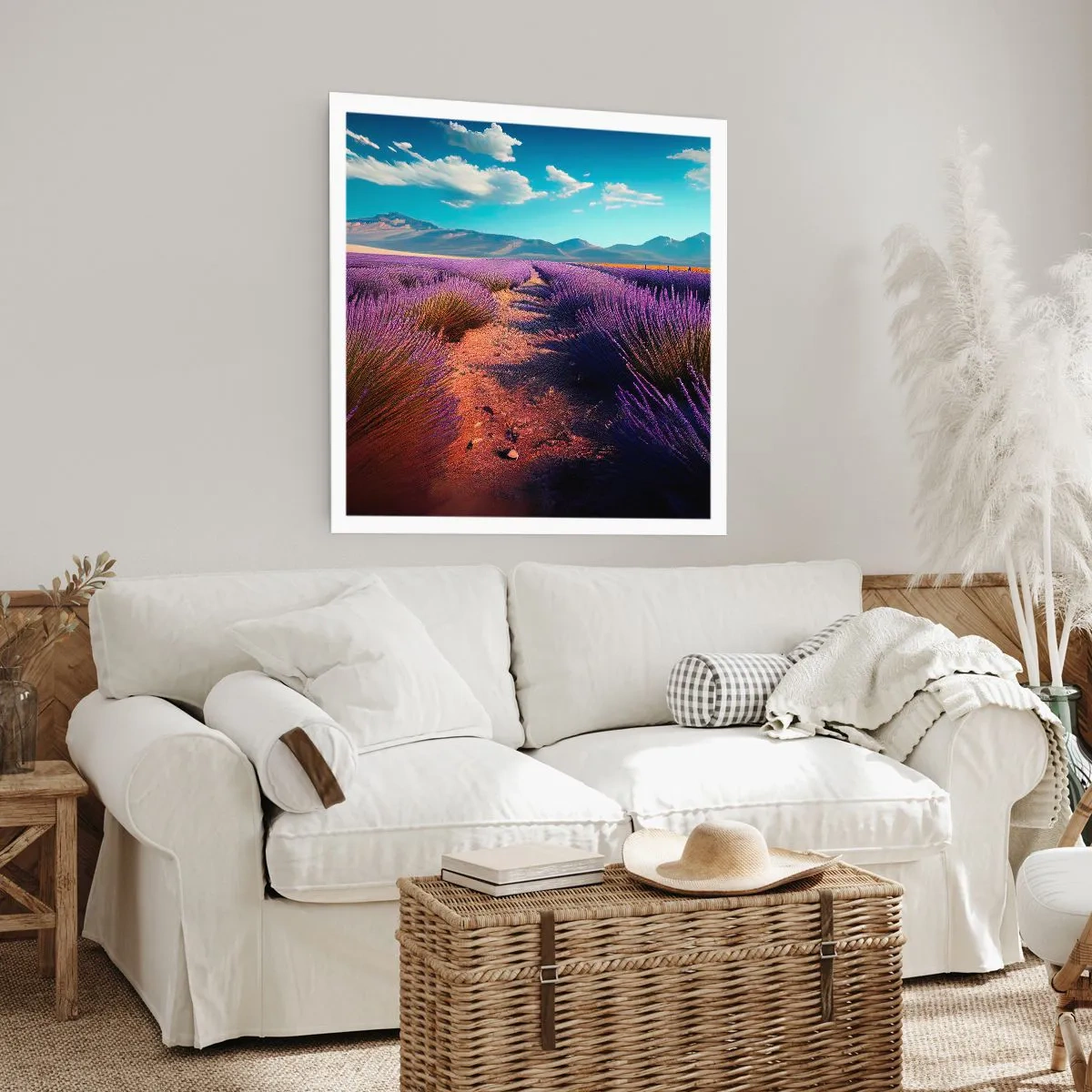 Poster - Geurige velden - 30x30 cm