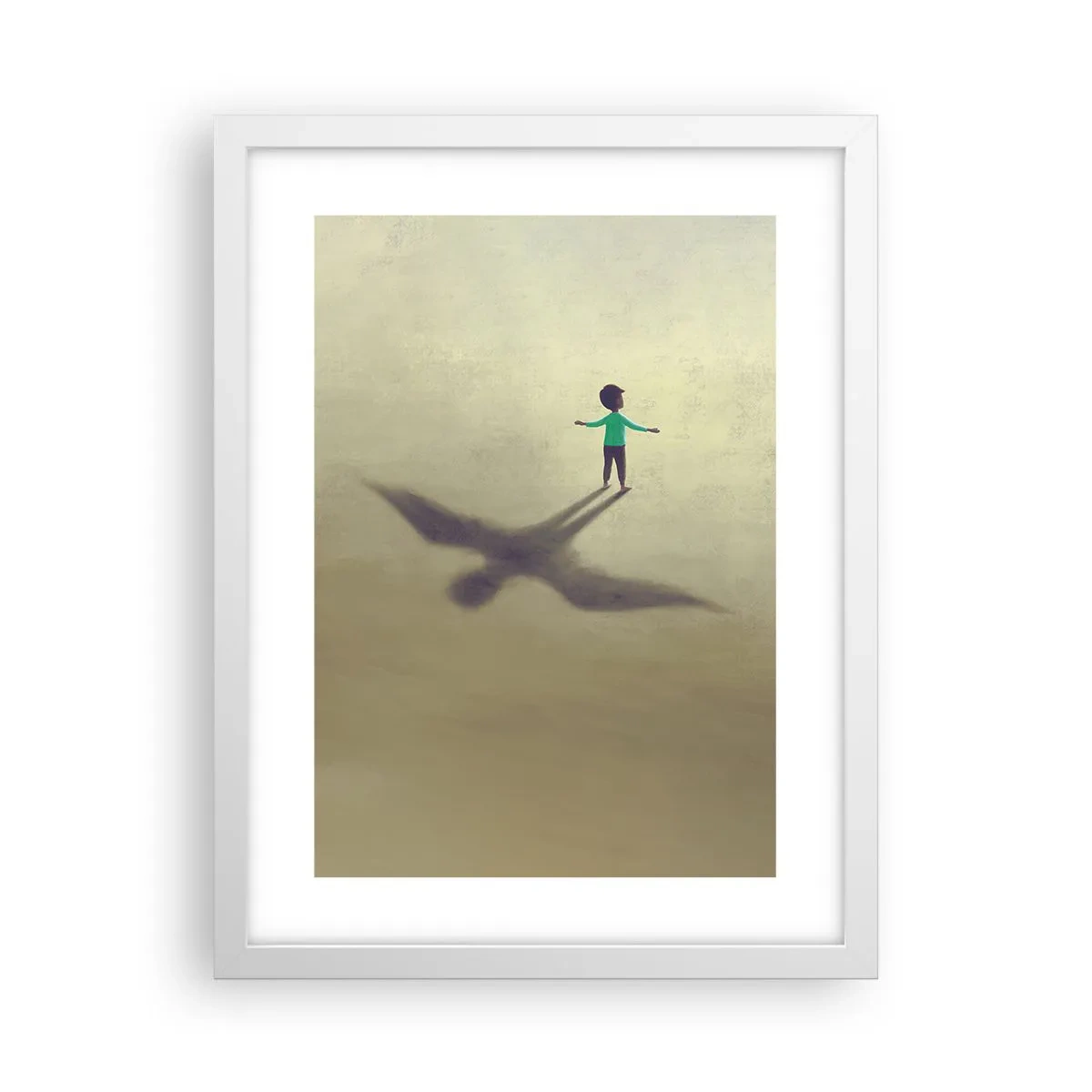 Poster in een witte lijst - De held van de toekomst - 30x40 cm