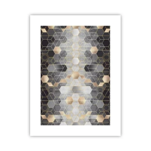 Poster - Diamant samenstelling - 30x40 cm